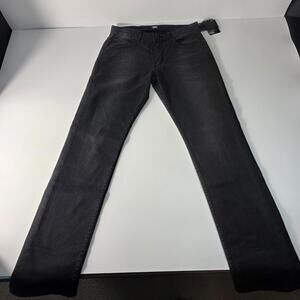 PAIGE MENS NORMANDIE SLIM STRAIGHT JEANS SIZE 29X32 WASH FADE BLACK